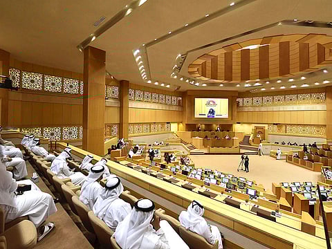 File photo of a session of Federal National Council in Abu Dhabi