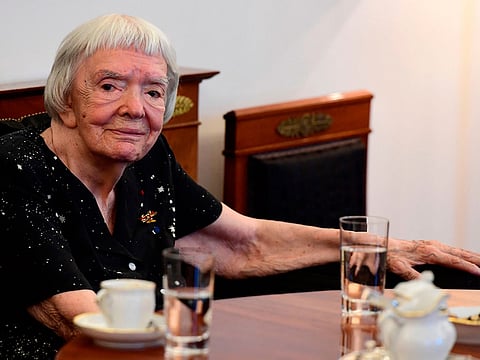 Russian human rights activist Lyudmila Alexeyeva on May 30, 2016