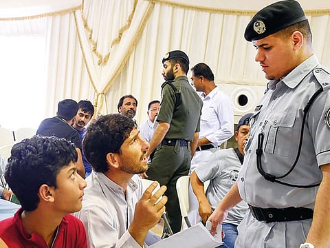 Amnesty seekers at Al Aweer centre in Dubai. Thousands of expats have benefited from the ongoing amnesty.