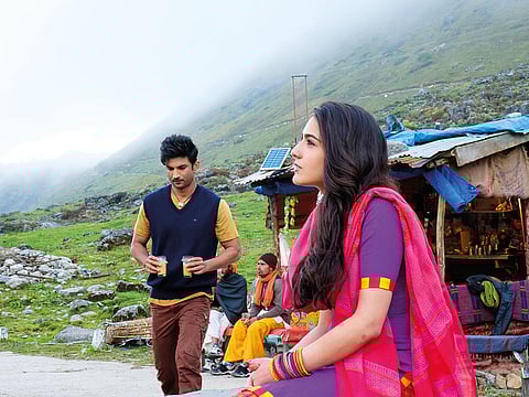 Sushant Singh Rajput and Sara Ali Khan in ‘Kedarnath’.