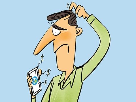 There were fraudulent transactions in terms of bank withdrawal amounting to Dh14,604.73 on the reader's card.