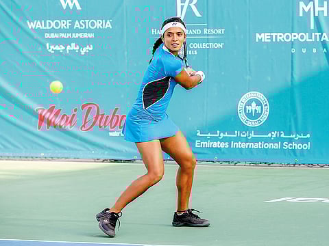 India’s top-ranked player Ankita Raina opened up with a straight-set win against wild card Tereza Mihalikova in the first round match of the 21st Al Habtoor Tennis Challenge.