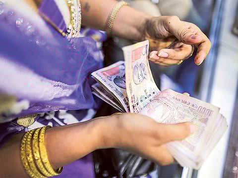 The rupee is again coming under intense pressure closer to election result announcement