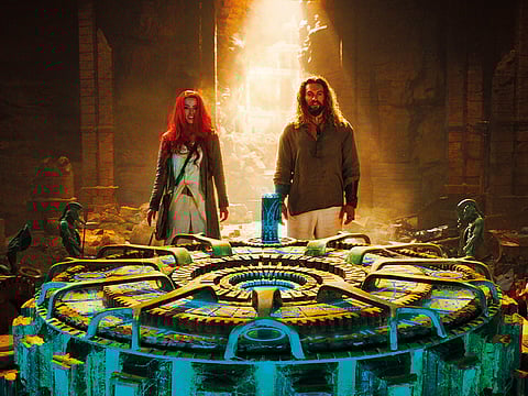 Amber Heard and Jason Momoa.