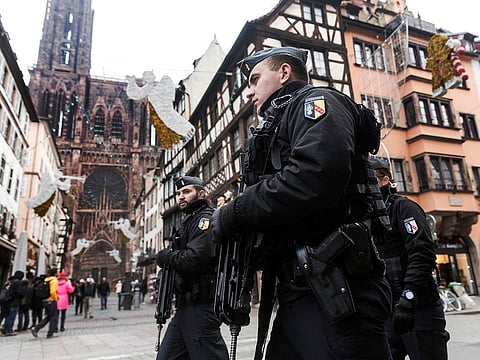 French police officers on patrol. Photo for illustrative purposes only.