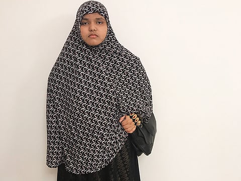 Mariam Khan, 14, has no identity documents and has never been to school.