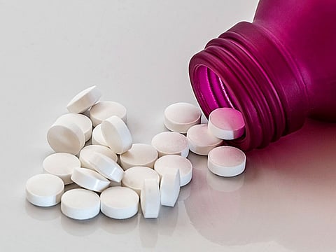 A bottle of pills. For illustrative purposes only.