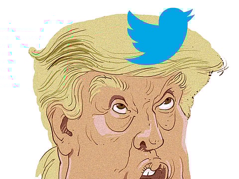 Trump vs Twitter: Removing one participant gums up the cycle, but does not stop it outright