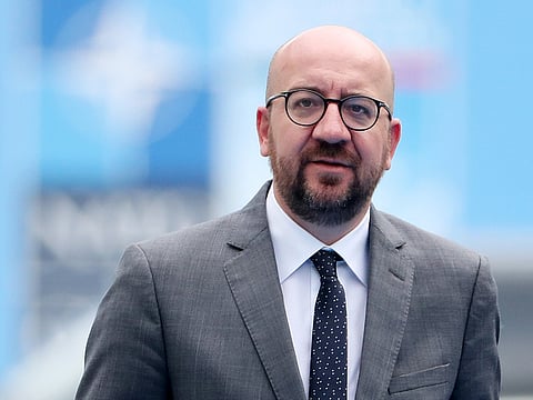 Belgium's Prime Minister Charles Michel.