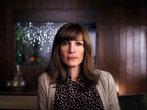 Julia Roberts in Amazon’s psychological thriller Homecoming directed by Sam Esmail