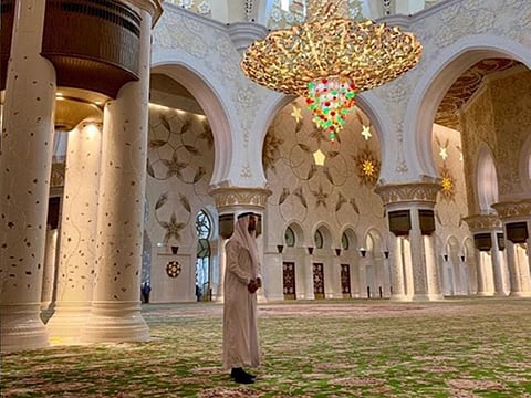 Sergio Ramos' picture from UAE's Shaikh Zayed Grand mosque went viral
