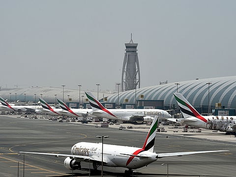 The Emirates terminal in Dubai.