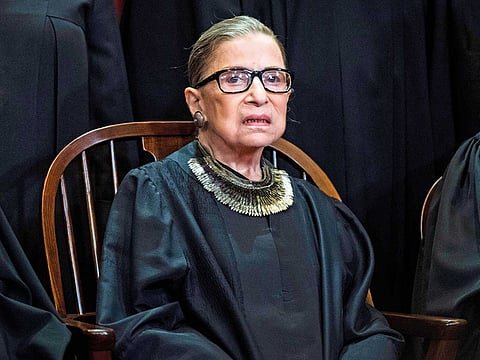 Justice Ruth Bader Ginsburg, 87, died of cancer on Friday. Her death sets up a landmark battle for the court’s future