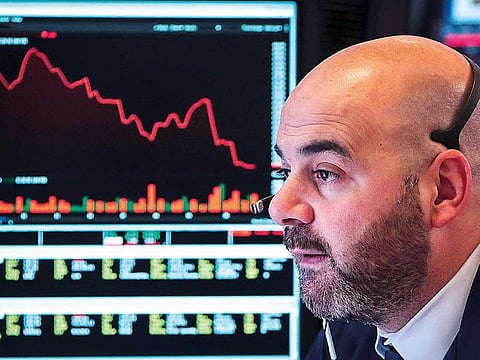 A trader at the New York Stock Exchange last Thursday.