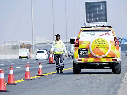 A Traffic Incidents Management Unit patrol.