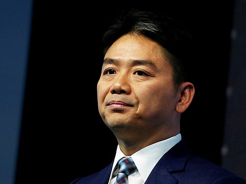 JD.com founder Richard Liu attends a business forum in Hong Kong, China, June 9, 2017.