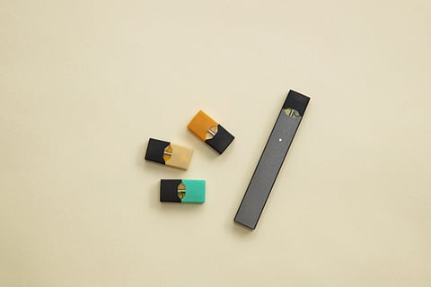 A Juul starter kit in New York, Dec. 7, 2018. Cardi couture, genderless handbags, CBD skin care, natural wine and more defined a strange, fractious year. (Tony Cenicola/The New York Times)