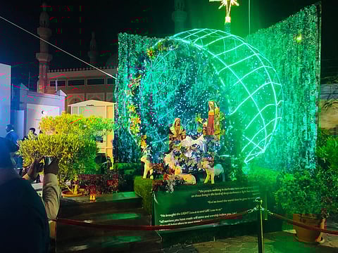 This is the favourite spot for those trying to get the mandatory Christmas selfie