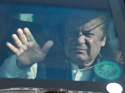 Sharif heading to National Accountability Court for his verdict.