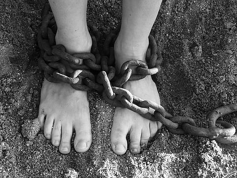 According to the International Labour Organization, an estimated 50 million people were living in modern slavery in 2021. Photo for illustrative purposes.only