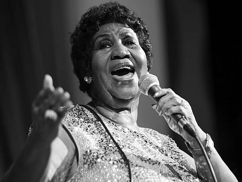Aretha Franklin.
