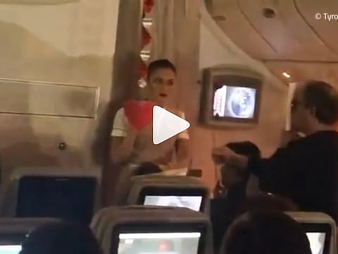 Screengrab from the video that was posted by Emirates