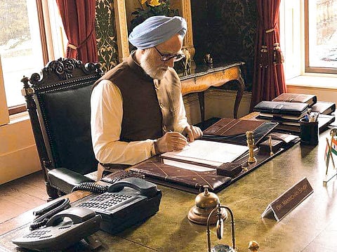 Anupam Kher in the film ‘The Accidental Prime Minister’.