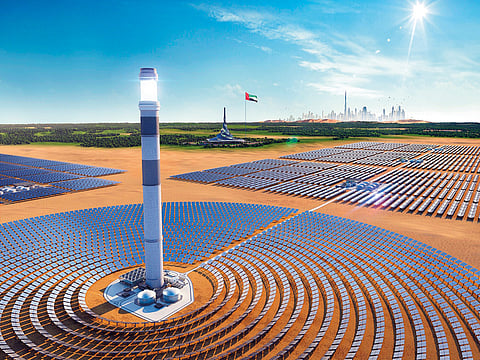 Ways to reach Dubai's targets for Net Zero are gradually coming online. Much of this takes the form of Mohammed bin Rashid Al Maktoum Solar Park.
