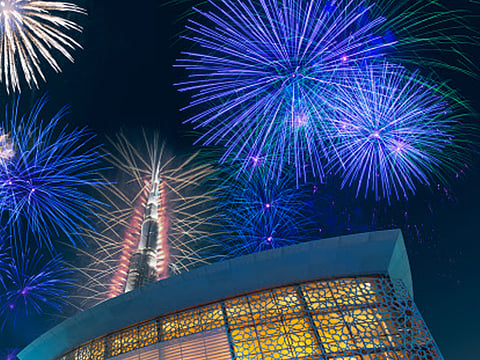 File photo of New Year's Eve fireworks 2018.