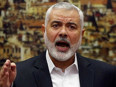 Hamas Chief Esmail Haniyeh (File photo)