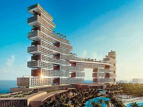 The Royal Atlantis Resort & Residences feature 231 apartments and will be another high-profile address on the Palm.