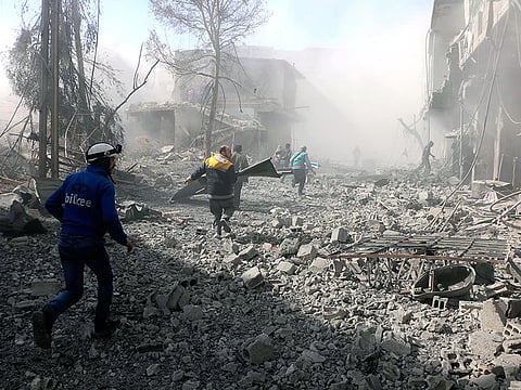 White Helmets via AP