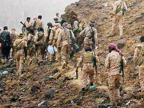 Coalition pounds Al Houthi camps in Dhamar