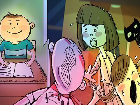 There is a reason why kids act like angels in school and wild at home