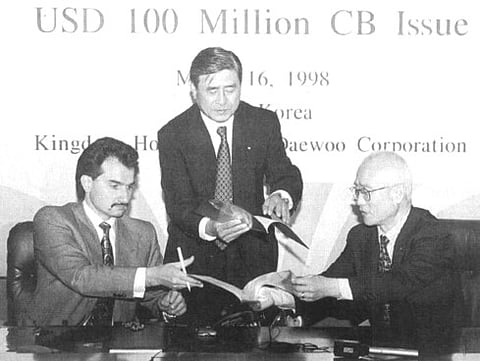 March 16, 1998: Alwaleed buys two South Korean giants