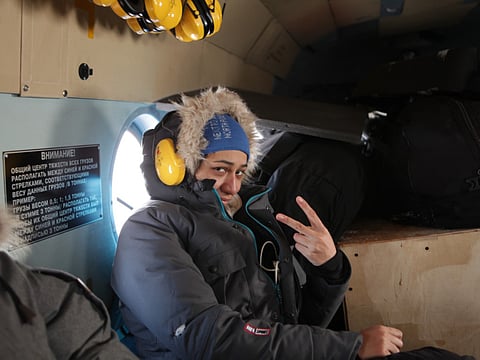 Meet the first Arab woman to dive in the North Pole