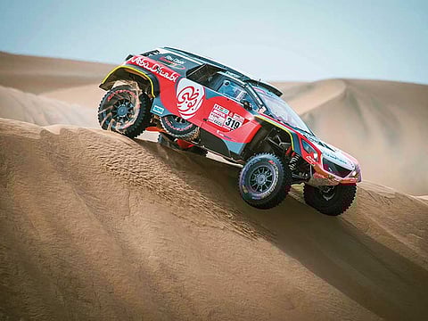 A previous edition of Dubai International Baja Rally in progress.