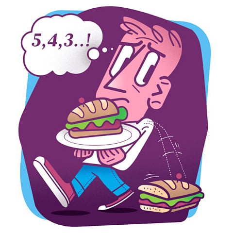 Pick it up, clean it, eat it