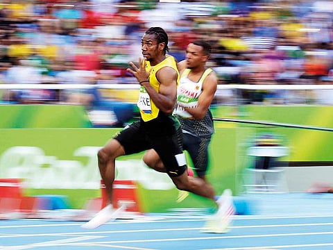Jamaica’s Yohan Blake competes in a men’s 200m heat during the 2016 Summer Olympics in Rio de Janeiro. More than 6,600 athletes and officials from across the world will converge on the Gold Coast for the 21st edition of the Commonwealth Games.