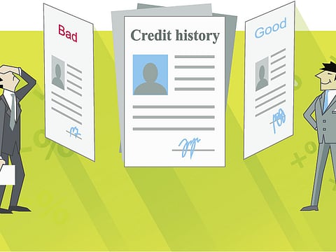 Credit history plays a big role in a bank’s decision to get a loan