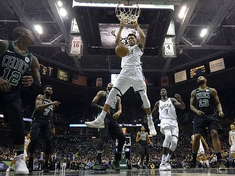 Milwaukee Bucks’ Giannis Antetokounmpo