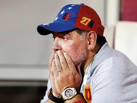 Diego Maradona's biggest failure was that unlike a Pele or Beckenbauer, he could not really keep himself revelant since his playing days.