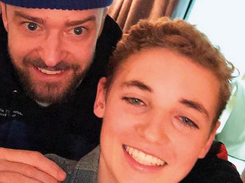 ‘Selfie Kid’ and Justin Timberlake reunite for a new photo