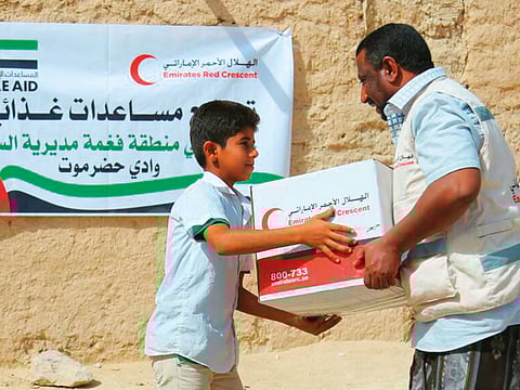 Emirates Red Crescent has been distributing UAE aid in Yemen for years.