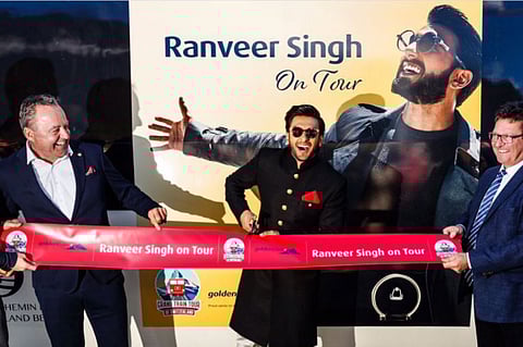Ranveer Singh launches train tour in Switzerland