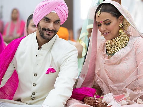 Neha Dhupia marries boyfriend Angad Bedi