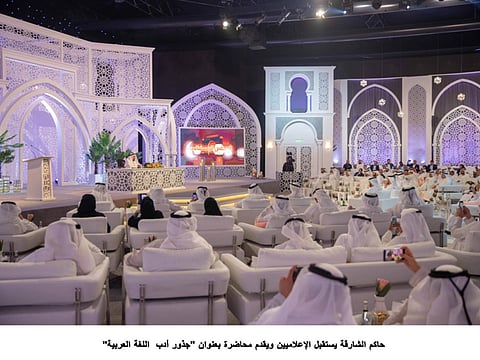 Sharjah Ruler receives journalists