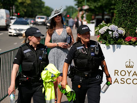 The Royal Ascot horse racing meet in Ascot, west of London, had been a marquee event in the country's social calendar.