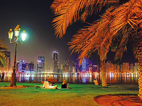 Khalid Lagoon in Sharjah has been closed for public gatherings.