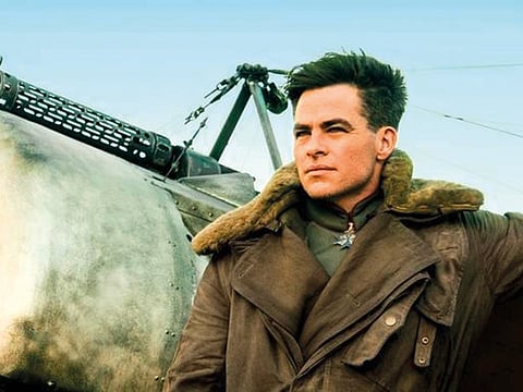 Chris Pine in Wonder Woman 1984